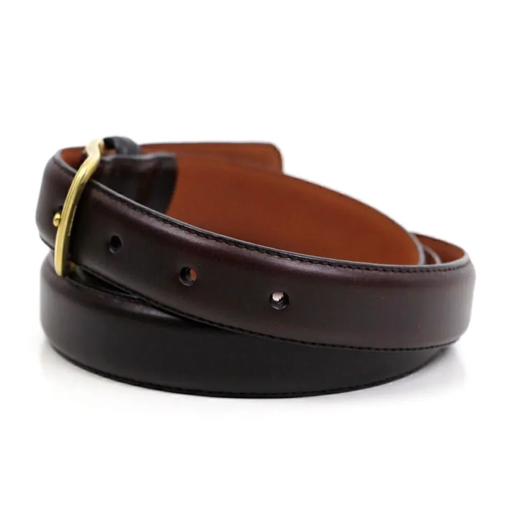 Lands' End BROWN GENUINE LEATHER 1